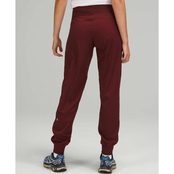 Lululemon Red Merlot Dance Studio Jogger Pants Size 4 - Picture 2 of 7